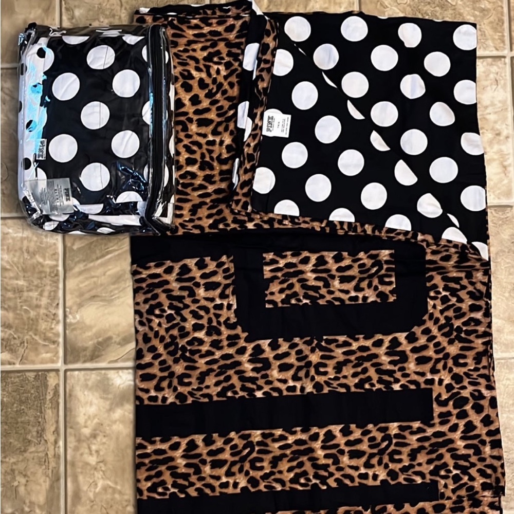 VS PINK cheetah/leopard bedding set